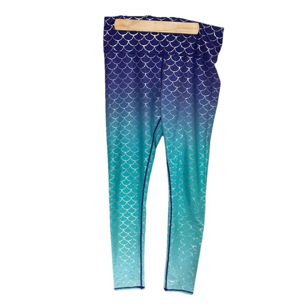 Disney Store Womens M Ariel Leggings The Little Mermaid Running  Pull On Stretch